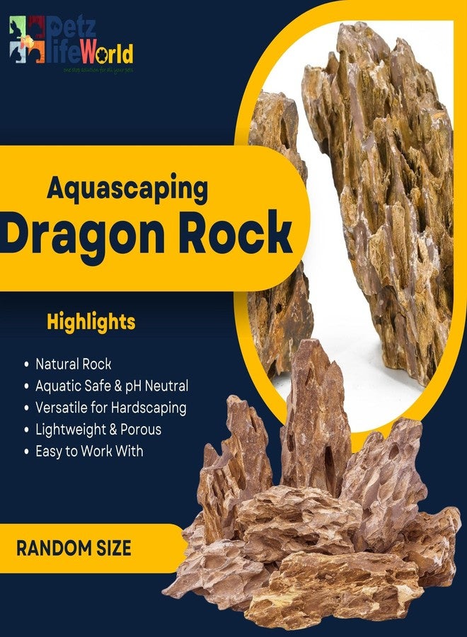 VAYINATO Aquascaping Dragon Rock (Ohko Stone) - 5 Kg | Natural Aquarium Rock for Planted Tanks & Aquascaping Layouts - Image 2